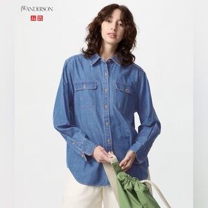Uniqlo x JW Anderson Denim Oversized Shirt - Small